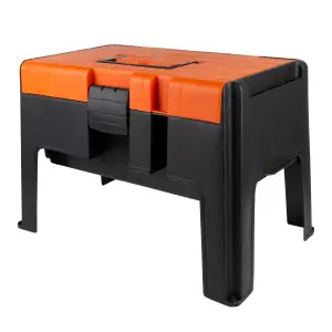 Big Jim Step Stool Toolbox Orange image
