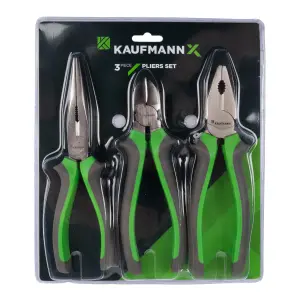 Kaufmann X Pliers 3 Piece Set Soft Handle image