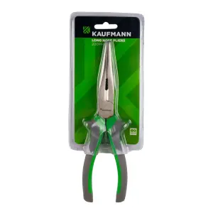 Kaufmann Pliers Long Nose Soft Handle 200Mm image