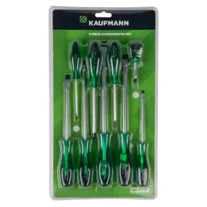 Kaufmann Screwdriver Set 9 Pce image