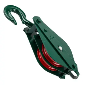 Pulley Block 20X150Mm 2 Wheel image