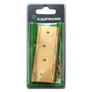 Kaufmann Butt Hinge Brass 100Mm (Brass Pin) (Pair) image