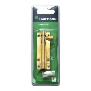 Kaufmann Barrel Bolt 64Mm Solid Brass Straight image
