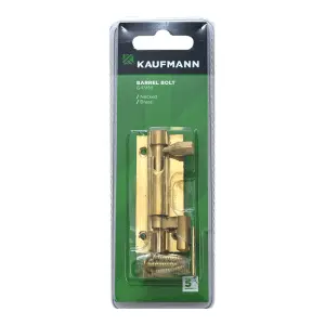 Kaufmann Barrel Bolt 64Mm Solid Brass Necked image
