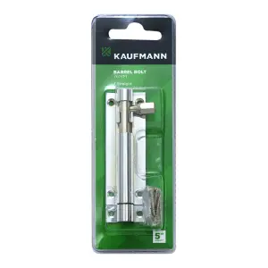 Kaufmann Barrel Bolt 76Mm Chr Plated Straight image