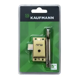 Kaufmann Lock Cupboard 50Mm Brass 2 Lever image
