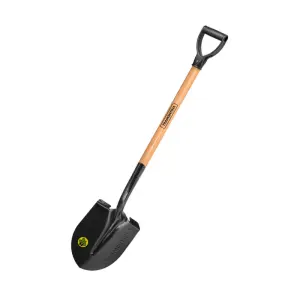 Tramontina Black Shovel 71Cm Wooden Handle Round image