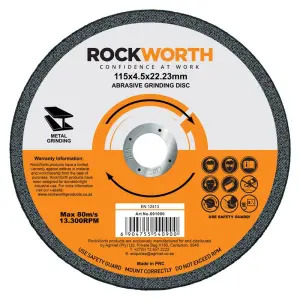 Rockworth Grinding Disc Steel 230X6.0Mm image