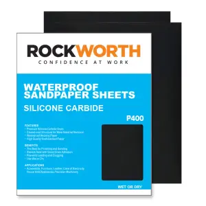 Rockworth Water Paper Sheets - P400 (50 Pack) image