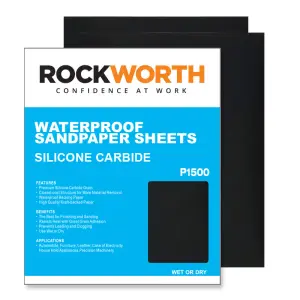 Rockworth Water Paper Sheets - P1500 (50 Pack) image