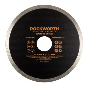 Rockworth Diamond Wheel 115Mm Continuous Rim image