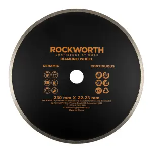 Rockworth Diamond Wheel 230Mm Continuous Rim image