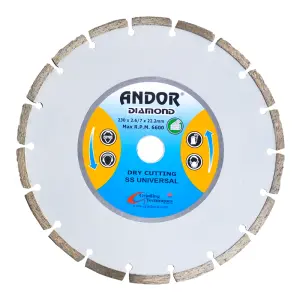 Superflex Diamond Disc Segmented 230X2.6/7Mm image