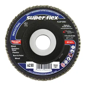 Superflex Flap Disc Industrial 115Mm 80G image