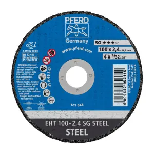 Pferd Cutting Disc Steel Flat 100Mm X2.4Mm Sg 16 B image