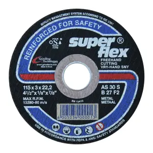 Superflex Cutting Disc Flat Steel 115X3Mm image