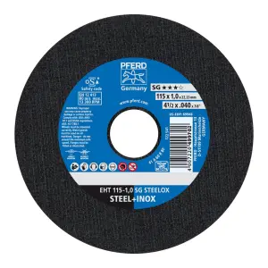 Pferd Cutting Disc Steel Inox 115Mm X1.0Mm Sg image