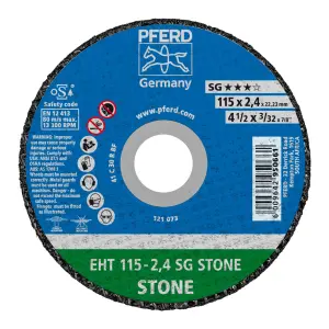 Pferd Cutting Disc Stone Flat 115Mm X2.4Mm Sg image