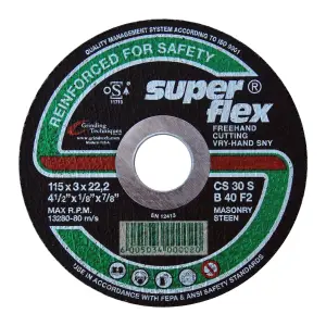 Superflex Cutting Disc Flat Masonry 115X3Mm image