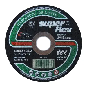 Superflex Cutting Disc Flat Masonry 125X3Mm image