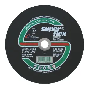Superflex Cutting Disc Flat Masonry 230X3Mm image