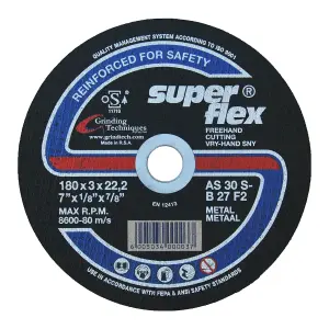 Superflex Cutting Disc Flat Steel 180X3Mm image