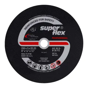 Superflex Cutting Disc Flat Steel Prof 230X3Mm image