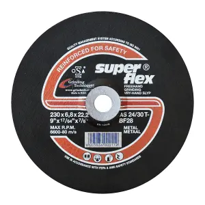Superflex Grinding Disc Dome Steel 230X6.8Mm image