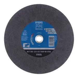 Pferd Cutting Disc Steel 350Mm Sg Chop Hd 25.4 Bor image