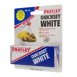 Pratley Quickset White 36Ml Per Pack New Package image