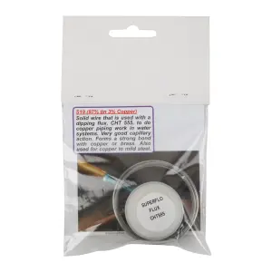 Solder Wire 15G 97/3 & Flux Diy Kit image