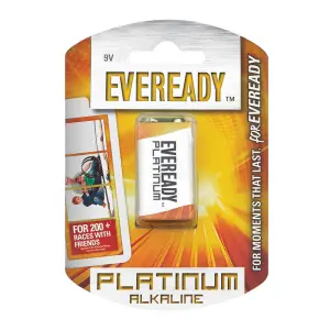 Eveready Platinum Alkaline Battery Lr 9V 1 Pack image