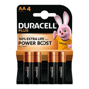 Duracell Battery Plus Aa 4 Pk image