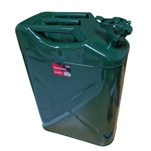 Earth Jerry Can Non 4X4 Metal Petrol Grn 20L image