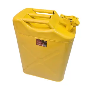 Earth Jerry Can Non 4X4 Metal Diesel Yel 20L image