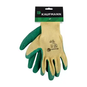 Kaufmann Glove Gripper Green Latex Coated image
