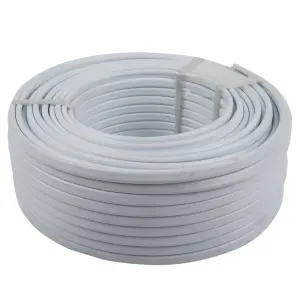 Cable Flat 2 Core + Earth White 20M 1.5Mm image