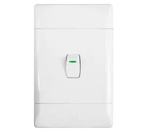 Cbi Light Switch 1L1W 2X4 White image