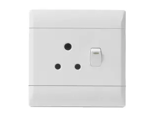 Cbi Plug Switch Single 4X4 White image