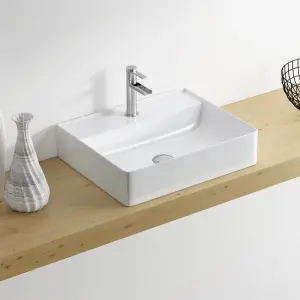 Basin Free Standing Orion 1T/H Sq 520X420X115Mm image