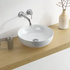 Basin Free Standing Pebble 0T/H Rd 405X405X430Mm image