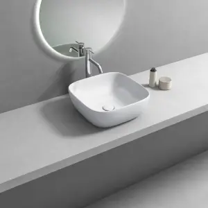 Basin Free Standing Virgo 0T/H Sq 410X410X150Mm image