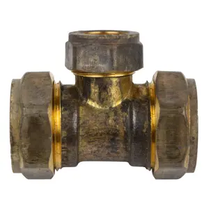 Compression Brass Tee Cxcxc 22X22X15Mm Sabs image