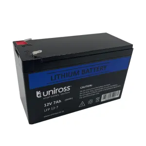 Uniross Battery Lithium 12 Volt 7 Amp Hour image