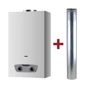 Geyser Gas Ariston Fast R Onm 14 Lpg +Fluepipe image