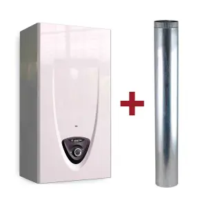 Geyser Gas Ariston Fast Evo Ont 16 Lpg +Fluepipe image