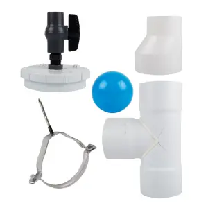 Pvc Gutter First Flush Diy Kit image