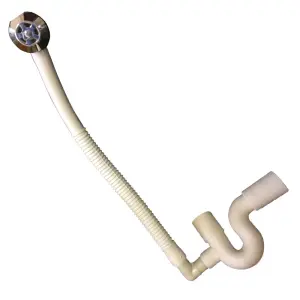 Trap White Bath & Overflow (50Mm Pvc Out) image