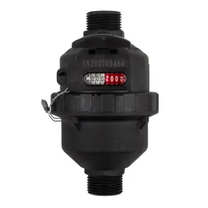 Water Meter 22 Mm Piston Type Plastic image