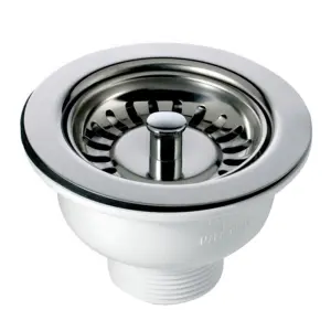 Waste Sink Lrg Strainer & Plug 90Mm image